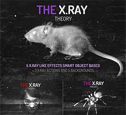 极品PS动作－X射线效果(含PSD模板)：The X.RAY Theory